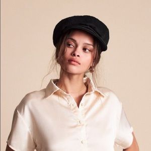 Brixton Montreal UN Cap Black Cord NWT